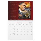 2014 Obama collectible Keepsaké Calendrier I (Feb 2026)
