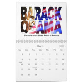2014 Obama collectible Keepsaké Calendrier I (Mar 2026)