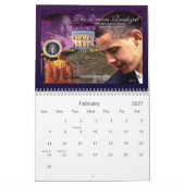 2014 Obama collectible Keepsaké Calendrier II (Feb 2027)