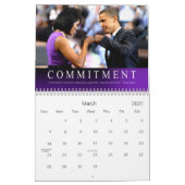 2014 Obama collectible Keepsaké Calendrier II (Mar 2027)
