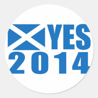 2014 Onafhankelijkheid JA Ronde Sticker