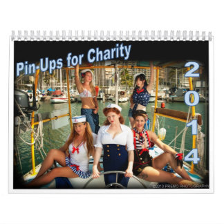 2014 pin-up pour le calendrier de charité