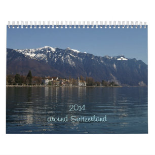 2014 rond Zwitserland Kalender