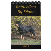 2014 rottweilers par le calendrier de Diane (Protection)