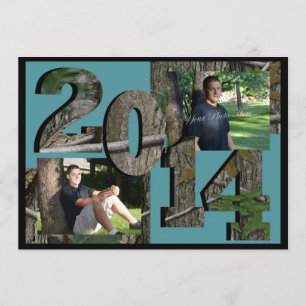 2014 Tree Camo Twin Foto Blauwgroen Blauw Kaart