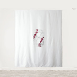 2014 Verjaardag 8e 8 Jaar Oude Honkbal Cadeau Acht Wandkleed