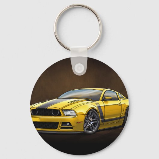 2014 Yellow Boss 302 Sleutelhanger (Voorkant)