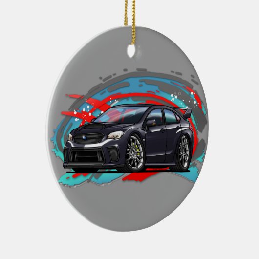 2015-2018 zwart WRX Keramisch Ornament (Rechts)