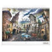2015 Digitale surrealistische en fantastische kuns Kalender (Hoes)