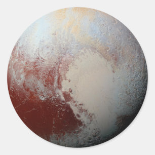 2015 Foto van Planet Pluto door NASA's New Horizon Ronde Sticker