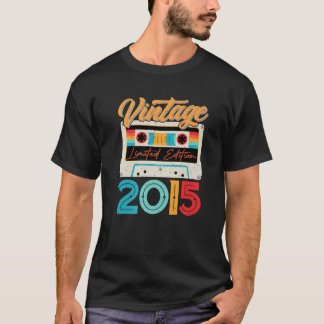  2015 Geweldige 7 jaar oud Retro 7th Birthda T-shirt
