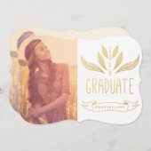 2015 GOUDEN AFSTUDEERFEEST UITNODIGING (Voorkant / Achterkant)