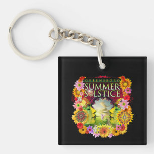2015 Greensboro Summer Solstice Festival Aandenken Sleutelhanger