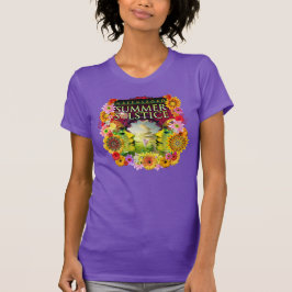 2015 Greensboro Zomerzonnewende Festival Paarse T-shirt