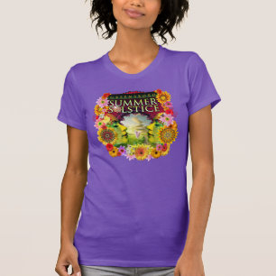 2015 Greensboro Zomerzonnewende Festival Paarse T-shirt