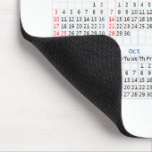 2015 gris simples de tapis de souris de calendrier (Coin)