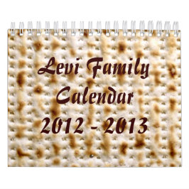 2015 Joodse wandkalender, 15 maanden ~ Aanpassen! Kalender