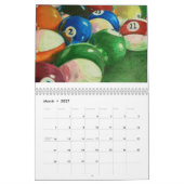 2015 Kunst van Billiards Kalender (Mar 2027)