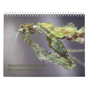 2015 Mantidforum.net Main Member Wall Agenda Kalender