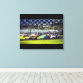 2015 Rolex 24 uur Daytona Canvas Afdruk (Insitu (Houten vloer))