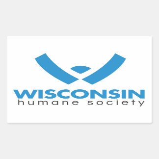 2015 Wisconsin Humane Society Logo Rechthoekige Sticker