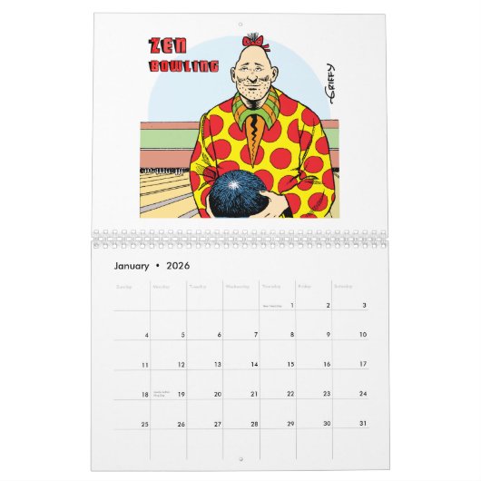 2015 ZIPPY-kalender van Bill Griffith Kalender (Jan 2026)