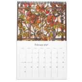 2016 2017 calendriers de nature en verre souillé (Feb 2027)