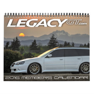 2016 Agenda van het lid van LegacyGT.com Kalender