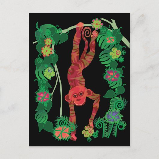 2016 ans des cartes postales de singe (Devant)