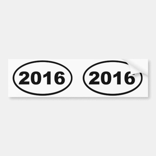 2016 BUMPERSTICKER (Voorkant)