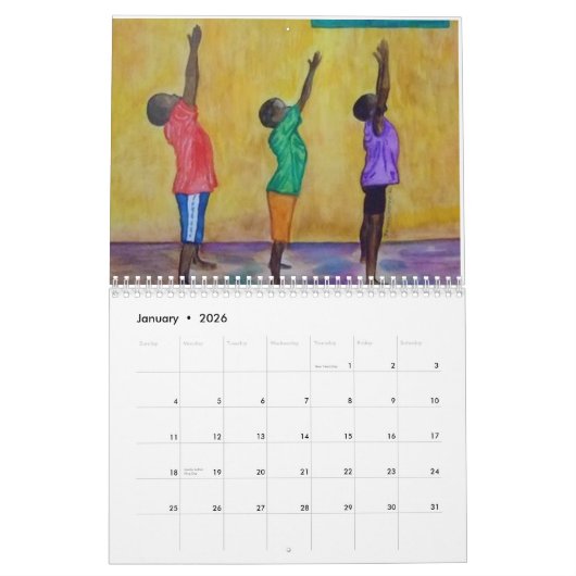 2016 calendrier Janice Treece-Senter (Jan 2026)
