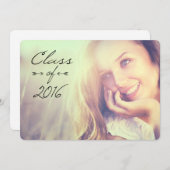 2016 Elegant Afstuderen Open House Uitnodigingen (Voorkant / Achterkant)