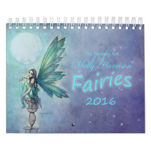 2016 Feeënkalender door Molly Harrison Fantasy Art Kalender