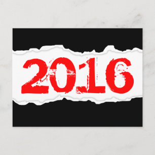 2016 (gescheurd papier) briefkaart