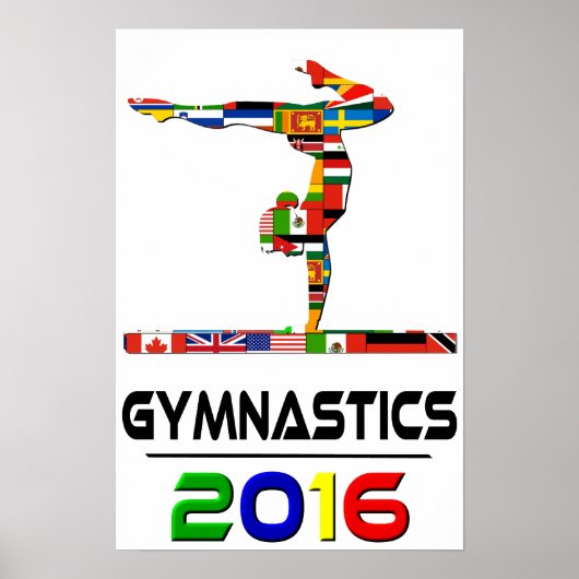 2016: Gymnastiek Poster (Voorkant)