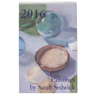 2016 Kalender: Schilderijen door Sarah Sedwick Kalender