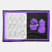 2016 Kalender voor overdreven kleding Theedoek (Horizontaal)