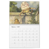 2016 milieu Alice dans le calendrier du pays des (Feb 2027)