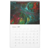 2016 moderne abstracte kunst kalender (Jan 2027)