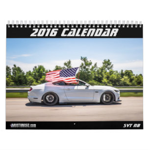 2016 Mustang Calendar - mustang6.com Kalender