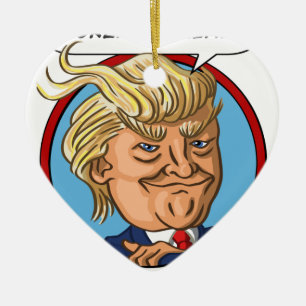 2016 Presidentiële verkiezingen Keramisch Ornament