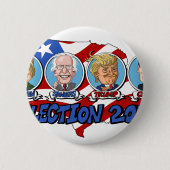 2016 Presidentiële verkiezingen Ronde Button 5,7 Cm (Voorkant)
