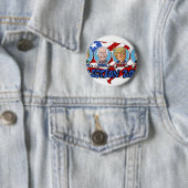2016 Presidentiële verkiezingen Ronde Button 5,7 Cm (In situ)