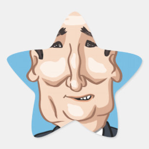 2016 Presidentiële verkiezingen Ster Sticker