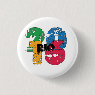 2016 rio de janeiro brasil olimpiadas ronde button 3,2 cm