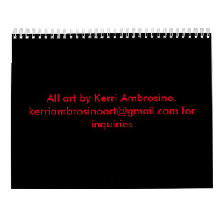 2016 Sugar Skull Day of the dode Calendar Kalender