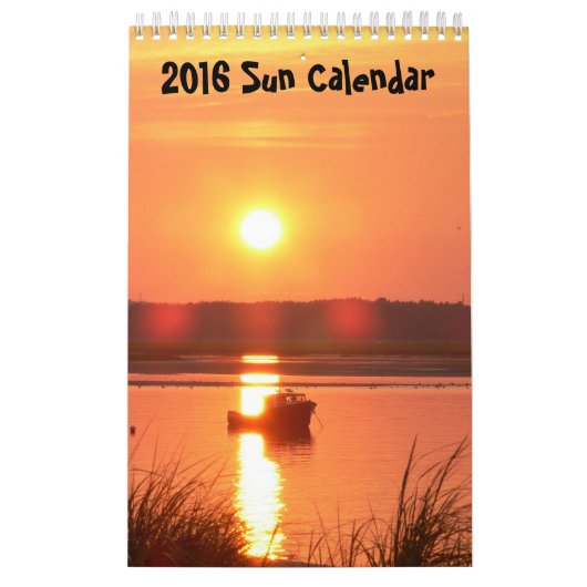 2016 Sun Calendar Kalender (Hoes)