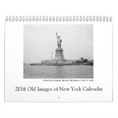 2016 vieilles images de calendrier de New York (Protection)