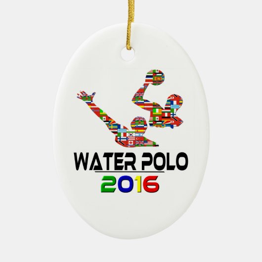 2016: Waterpoel Keramisch Ornament (Voorkant)