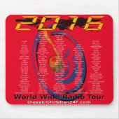 2016 "World Wide Radio Tour"-Muismat Muismat (Voorkant)